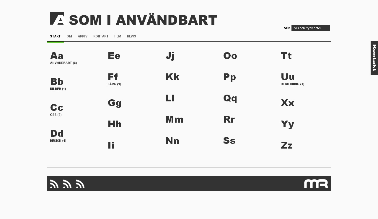 Webbdesign av Mikael Röjnert